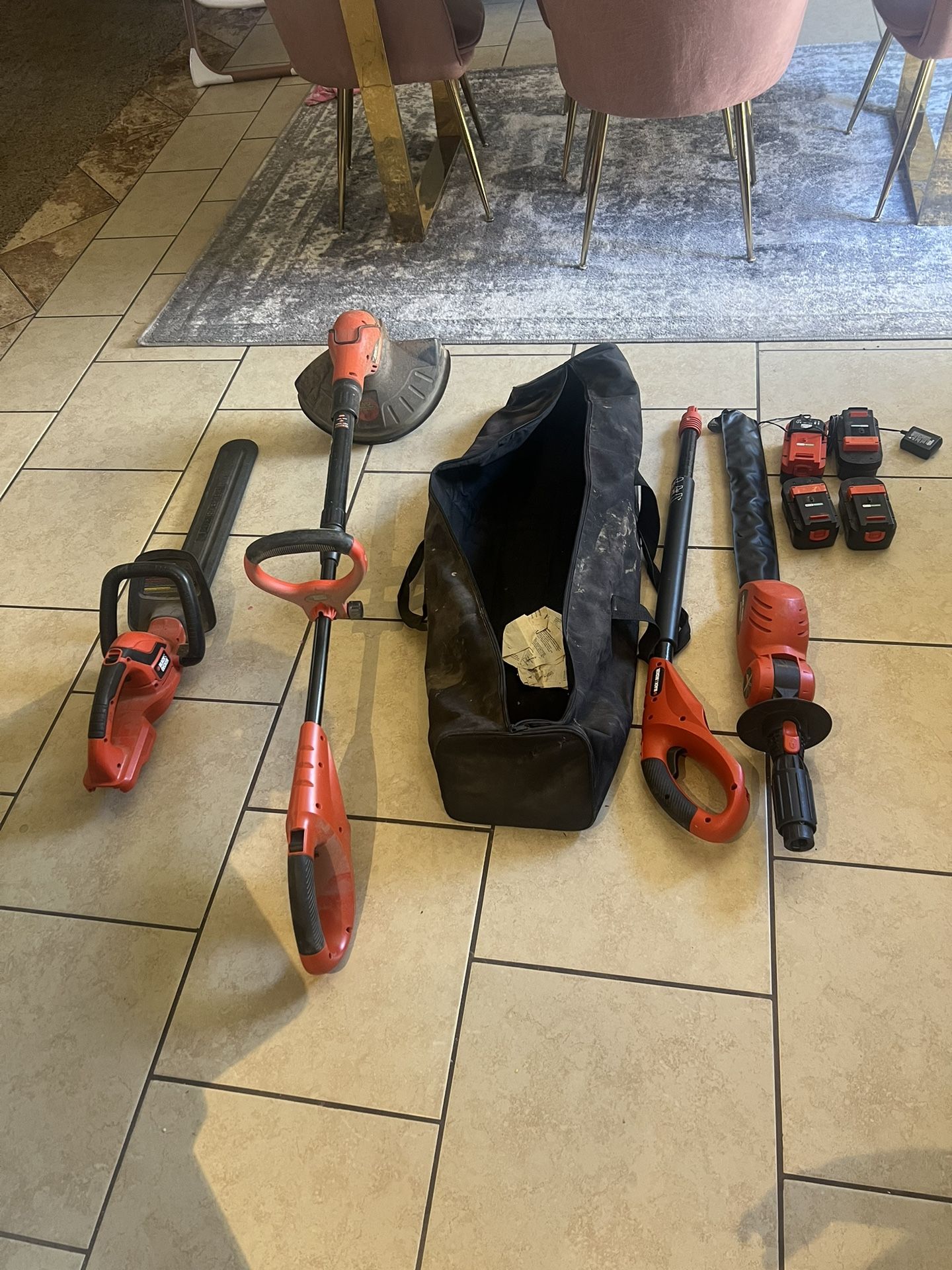 Black And Decker Outdoor Tool Set 