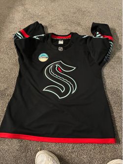 Men's Seattle Kraken Fanatics Black Alternate Authentic Premium Jersey
