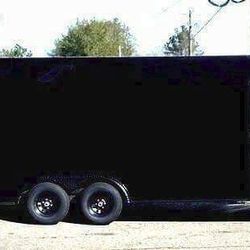 8.5 x 24 ft Blackout Car Hauler, New with Upgrades 