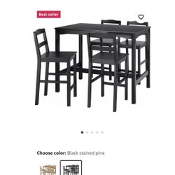 DINING TABLE WITH 4 CHAIRS•$145•like New! 