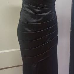 David Bridal Black Formal Sleeveless Long Dress Size 0 46 Inches Lon

