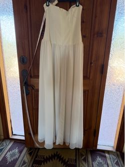 Ivory maxi dress