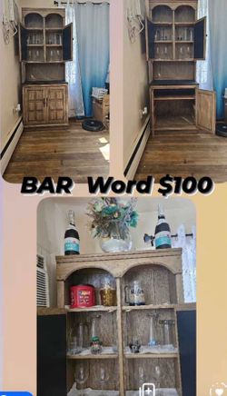 wooden bar