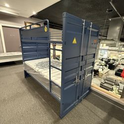 Twin Over Twin Bunk Bed 