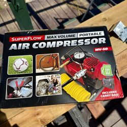 Brand New Portable Air Compressor by Superflow MV-50 150psi