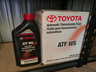 Genuine Toyota ATF WS Transmission Fluid - 7 Quarts (Priced to Sell Fast!)
