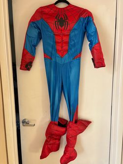 Spider-Man Kids Costume with Boot Covers