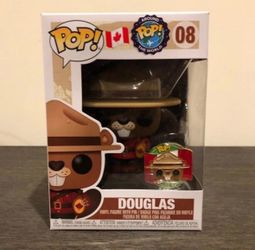 Funko Pop! Around the World Douglas #08 Canada Funko Shop Exclusive w/Pin