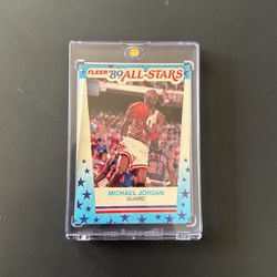 1989 All-Stars Fleer Sticker #3 Michael Jordan