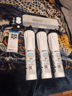 Pentair Commercial Water Filtration System OptiPure QTI-3 Qwik Twist carbon NEW
