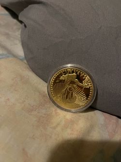 American Gold Eagle Coin in Capsule