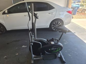 Body Rider Dual Trainer 2-in-1 Elliptical & Exercise Bike – Works Great (Monitor Missing)
