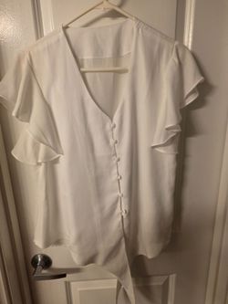 Womens white blouse