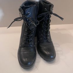Black Combat Boots 