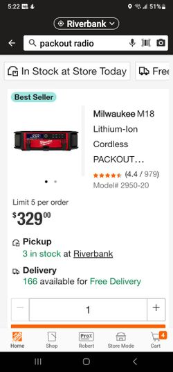 Brand New Milwaukee Packout Radio/Charger $300. Firm. Pickup In Oakdale 