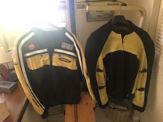 Two motorcycle jackets-one winter one summer mesh- $20 each
