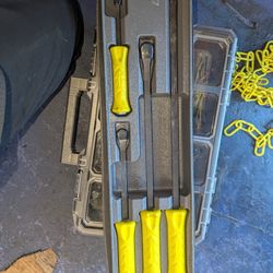 Snap On Hi Viz Pry Bar Set 4