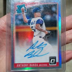 Anthony Banda Rated Rookie Auto – Donruss Optic Signed Card Arizona