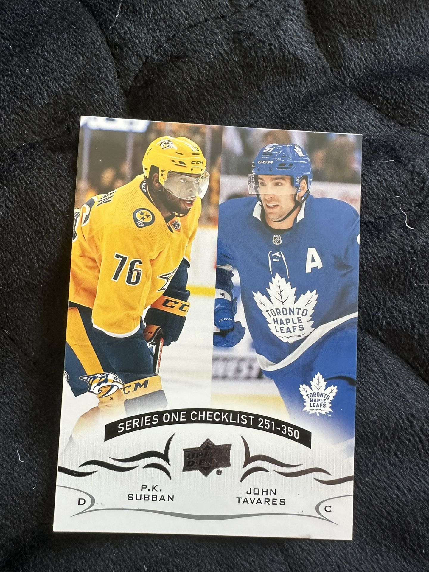 P.K. Subban Vs John Tavares