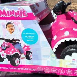 Minnie mouse Ride on
6v
