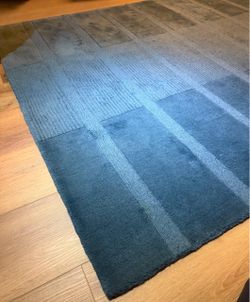 Ikea Slate Blue Rug 5.5x8
