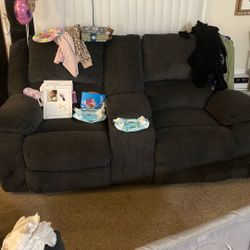 She was double side, recliner couch
