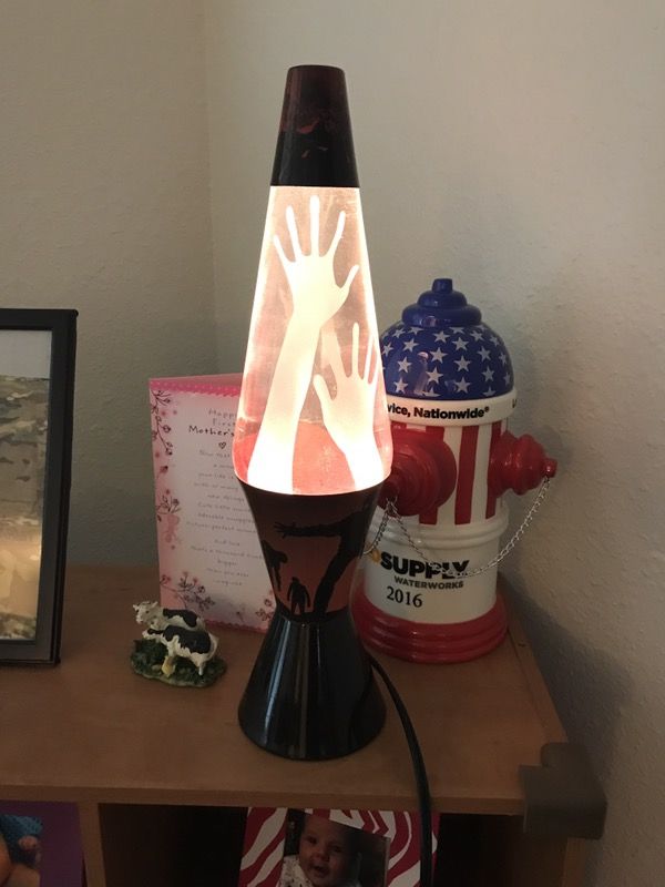 Walking dead lava lamp