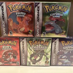 Pokémon Games For Gameboy Advance