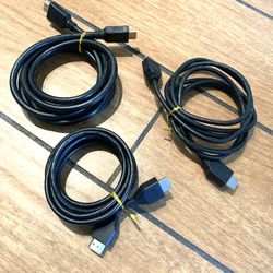High Speed HDMI Cords ALL THREE FOR $10