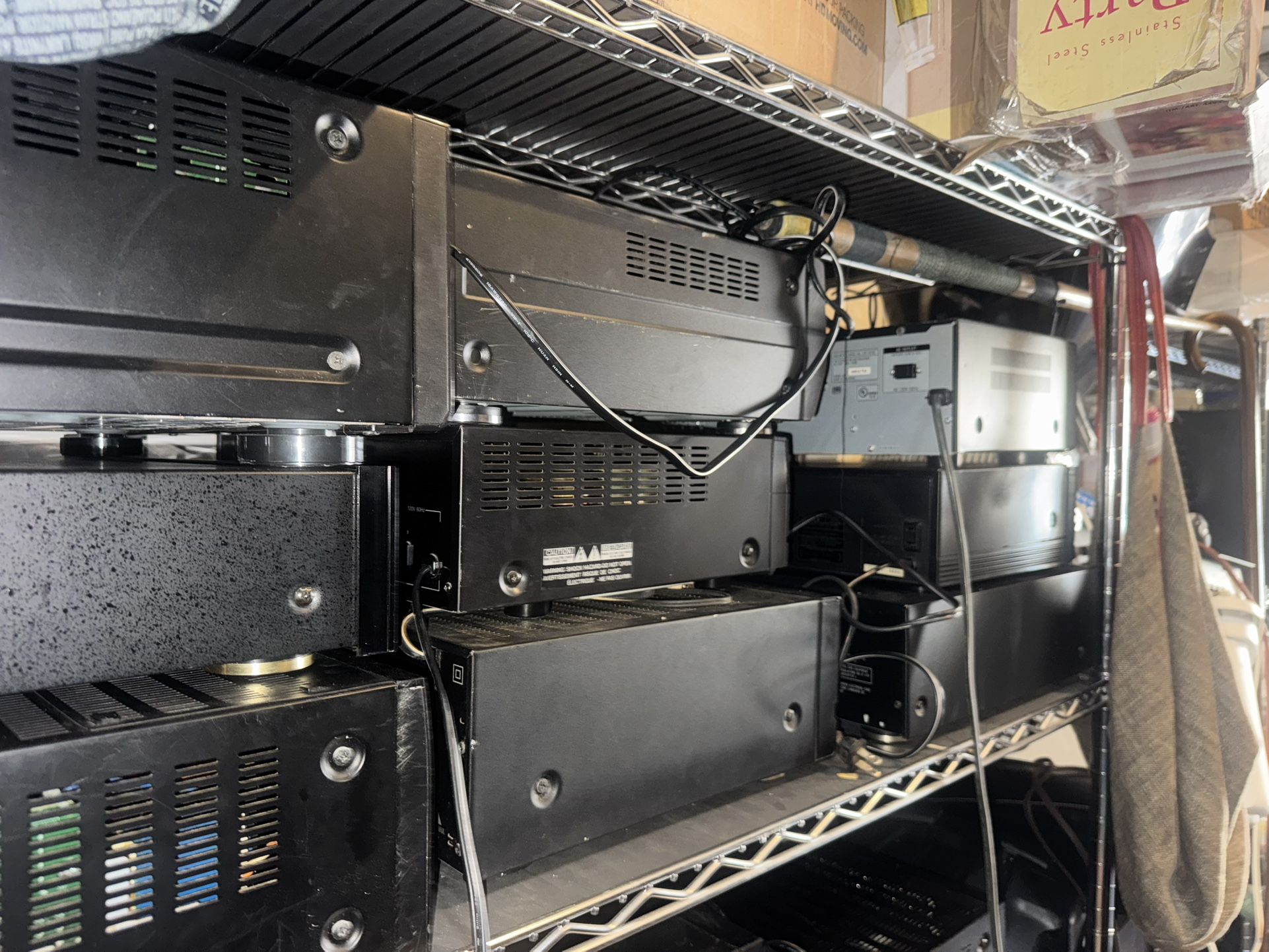 Receivers,amplifiers and other electronic equipment 