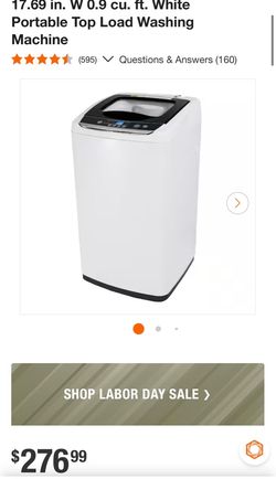Black and Decker Washer and Dryer