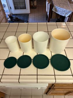 Vintage Tupperware Canister Set