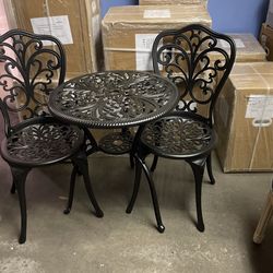 Cast Aluminum Bistro Set.