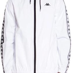 NWT DAMAGE men KAPPA RAIN COAT JACKET WINDBREAKER Medium