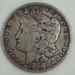 1901-O Morgan Silver Dollar Circulated 