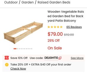 Planters Box New! Still In Box. Sells For $112/on Sale For $80. Asking Only $50. 