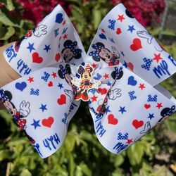 4th of July Hair Bows