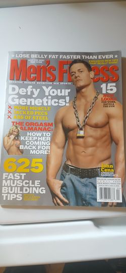 Men's Fitness Magazine April 2005 Issue 4 John Cena Cover Illustrated