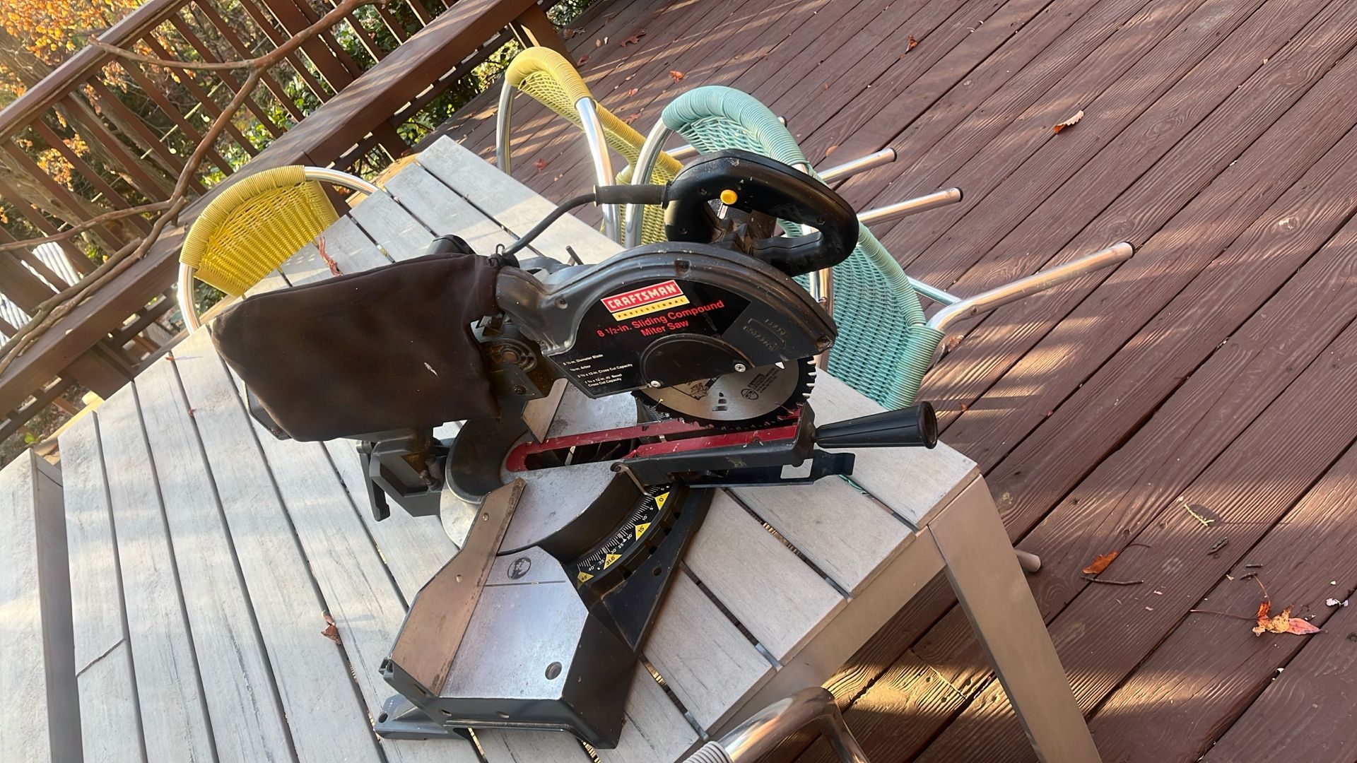 Craftsman 8 1/2” Professional Sliding COMPOUND miter Saw