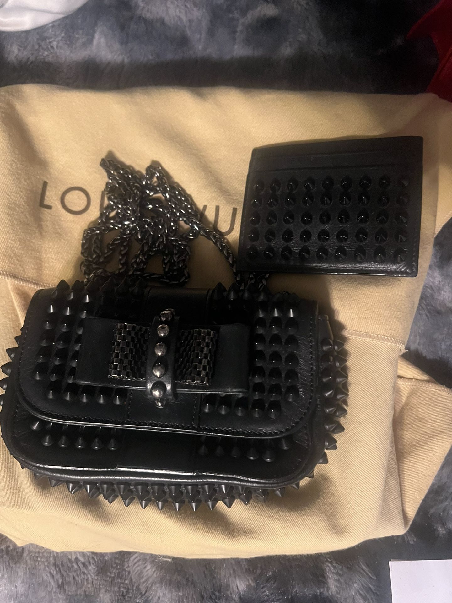 Christian Louboutin Bag With Small Card Wallet