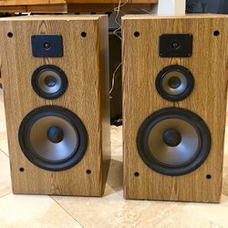 (2) 1980’s Sansui 3-way 100w Audiophile Speakers 