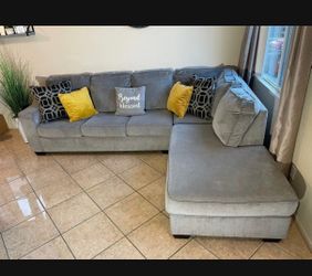 Beautiful Grey sectional couch from Ashley Furniture