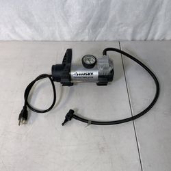 Husky 120 Volt Corded Electric Tire Inflator, Compact Air Compressor, 130 PSI, Model 365-164, Tested And Working