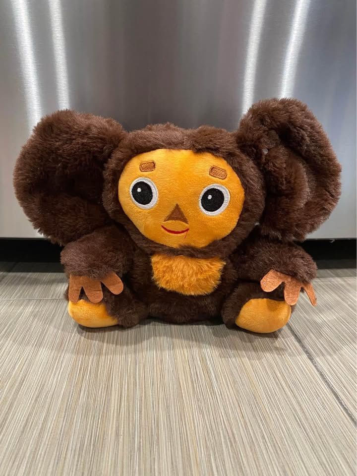Cheburashka Monkey Cartoon Plush Brown