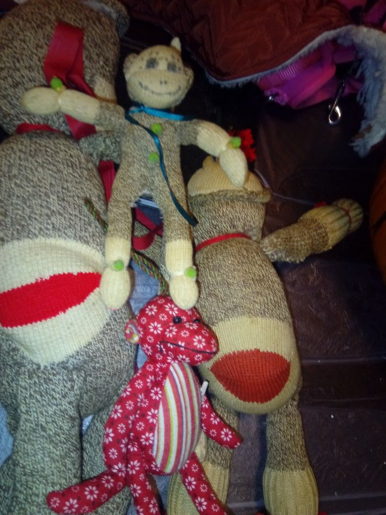 Old School Original Sock Monkey Puppet