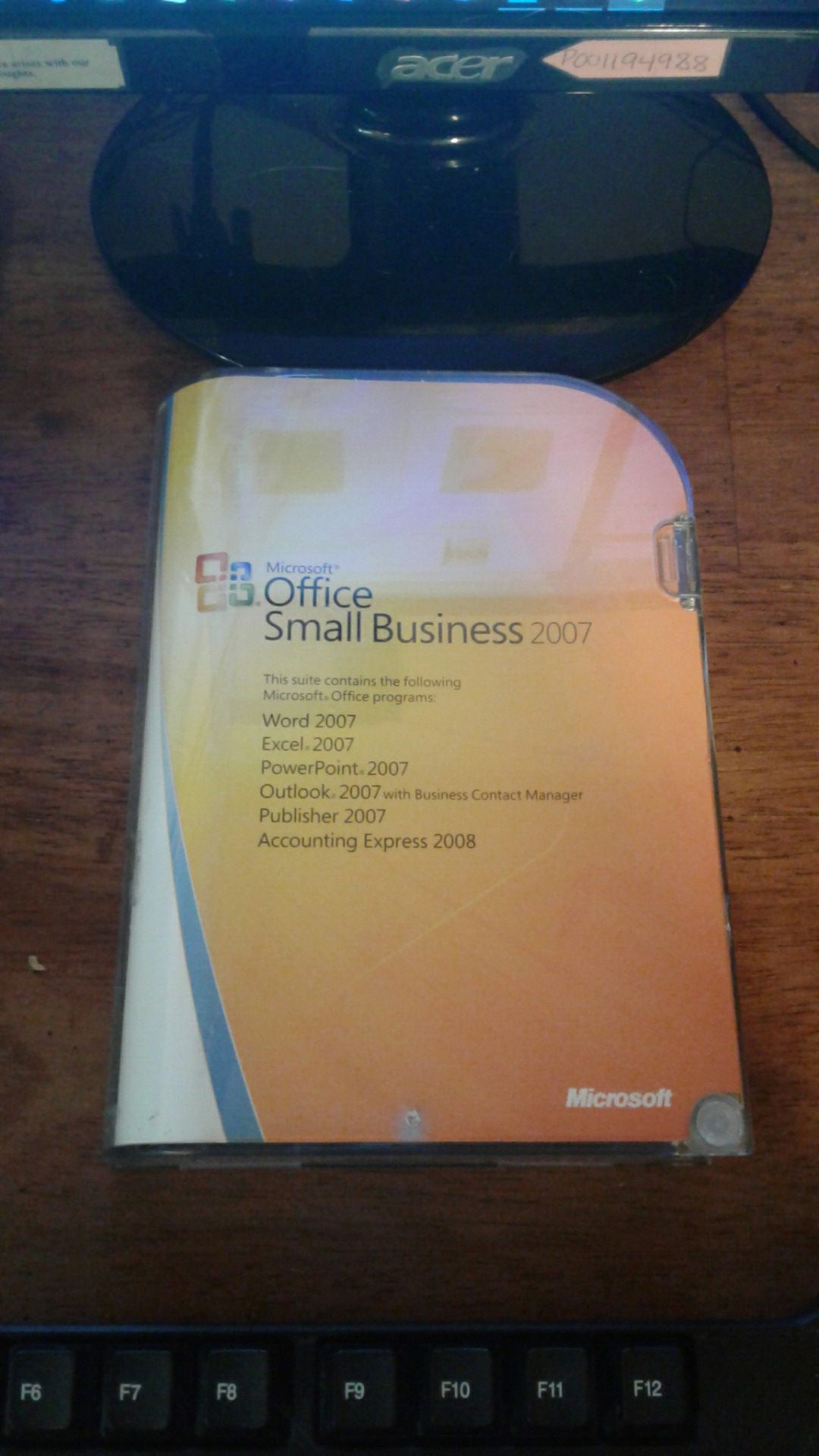 Microsoft office Small Business 2007