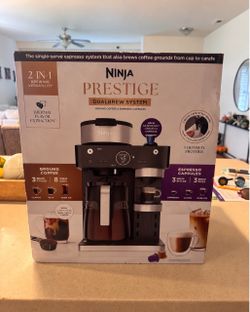 BRAND NEW Ninja Prestige Dual Brew Coffee Maker – Factory Sealed