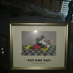2 Mickey Mouse Art Piece 