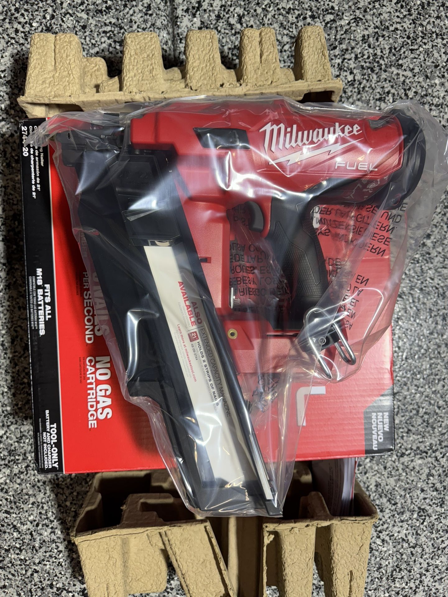Milwaukee M18 FUEL 3-1/2 in. 18-Volt 21-Degree Lithium-lon Brushless Cordless Framing Nailer (Tool-Only)