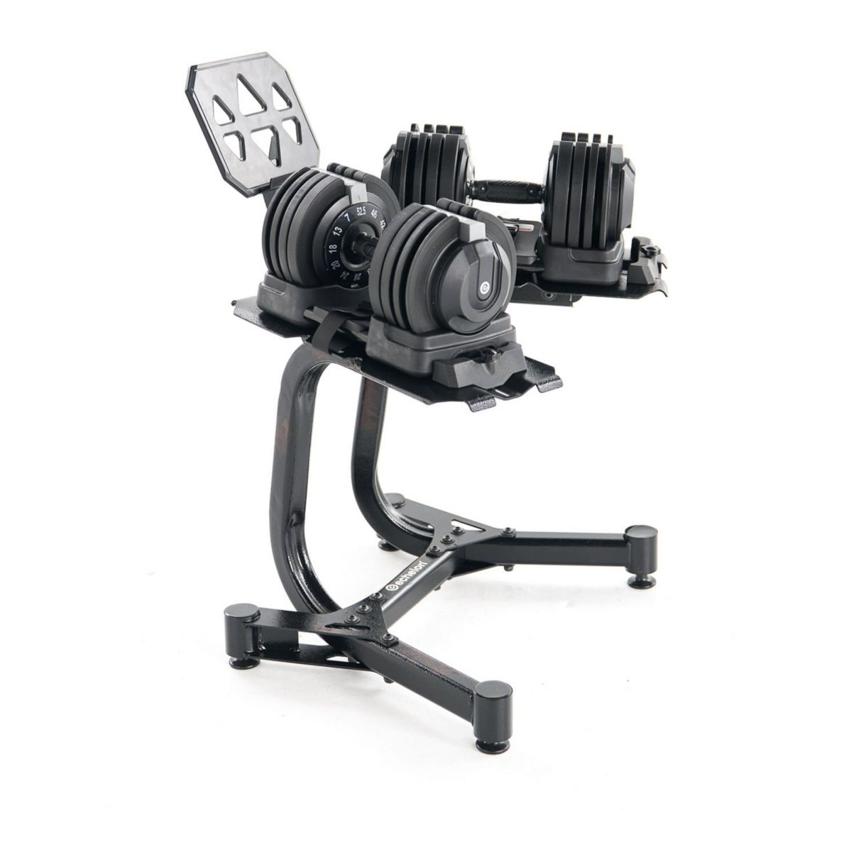 Echelon adjustable dumbbells set with stand - NEW